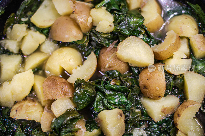 地中海风味土豆配Sautéed Chard